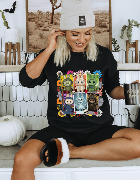 Coquette Labubu Halloween Sweatshirt