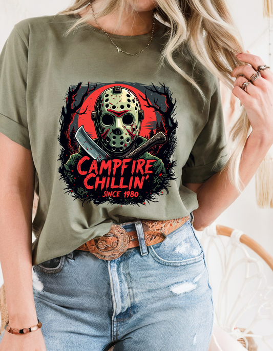 Camp Fire Chilling -T Shirt