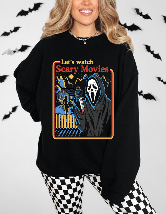 Let's Watch Scary Movies - Sweatshirt